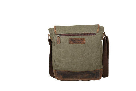 Declan Canvas men's leather messenger bag online