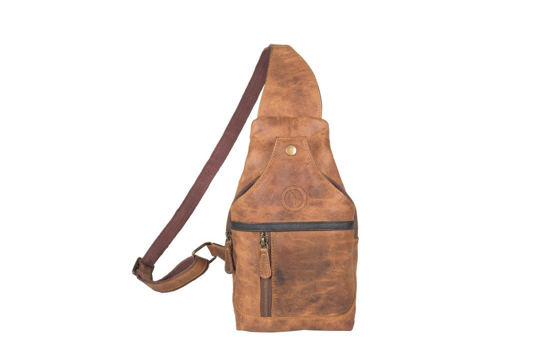 Gaffney Sling Bag mens leather travel bag