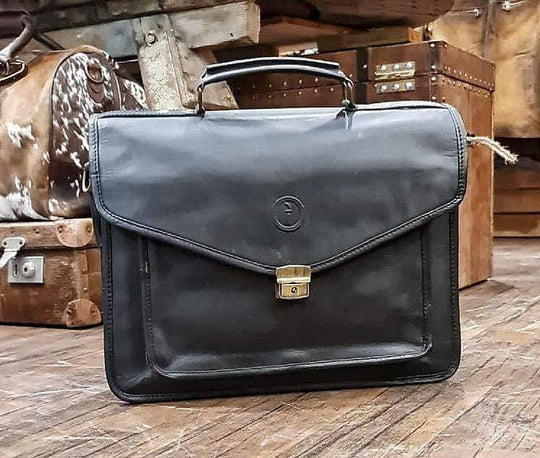 Woodrow mens leather satchel bags online