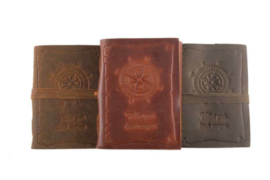 Indepal Leather JOURNAL JOURNAL - Compass - 5x7