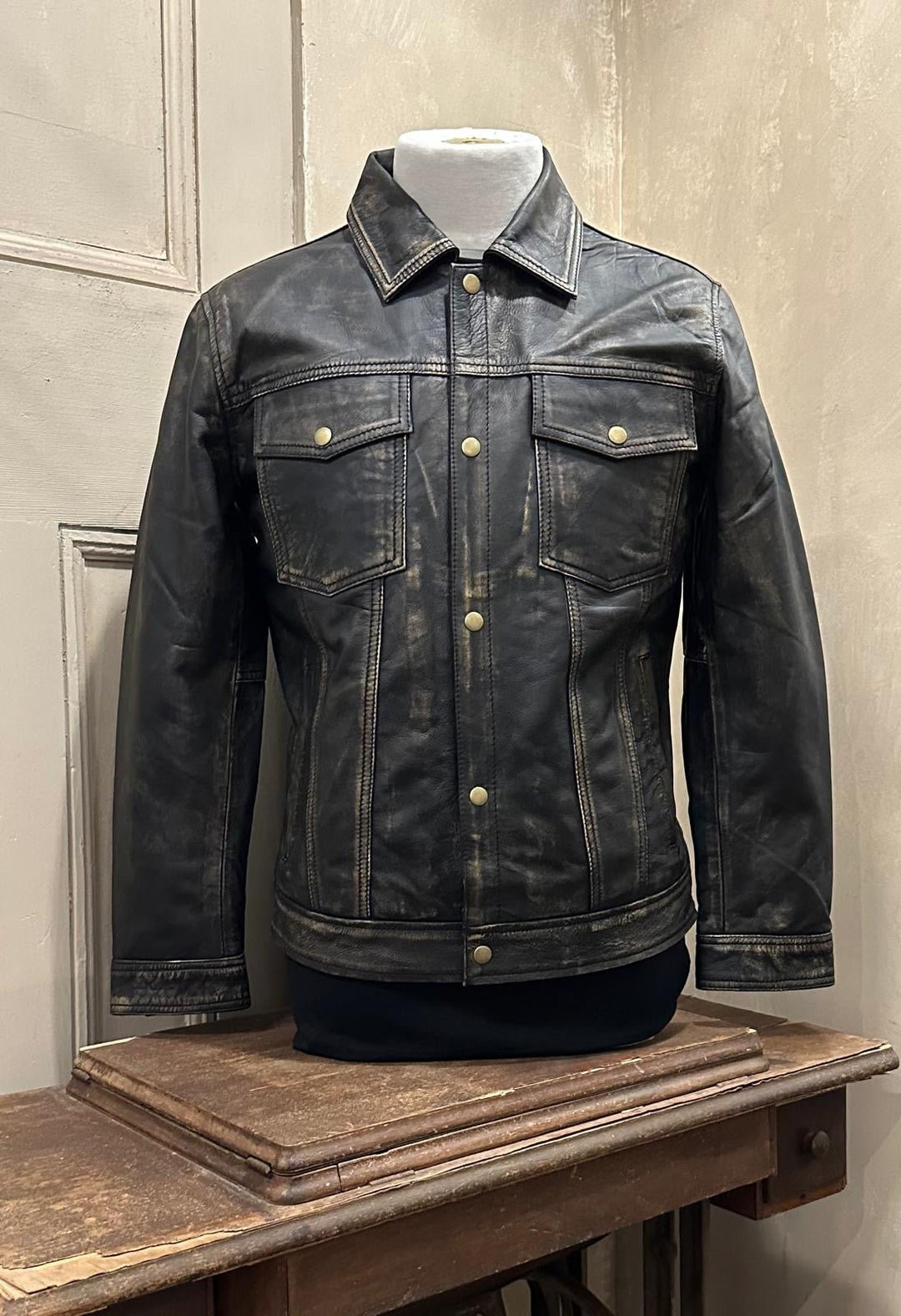 Hailwood | Mens Leather Jacket | Distressed Brown