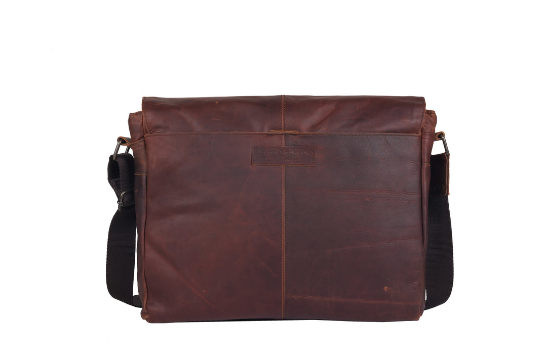 Leather Messenger Bag for Men - Macquarie Messenger
