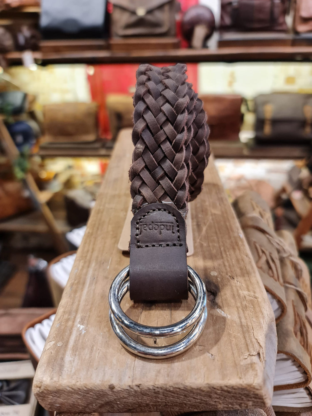 Leather Belt-Monty Braided