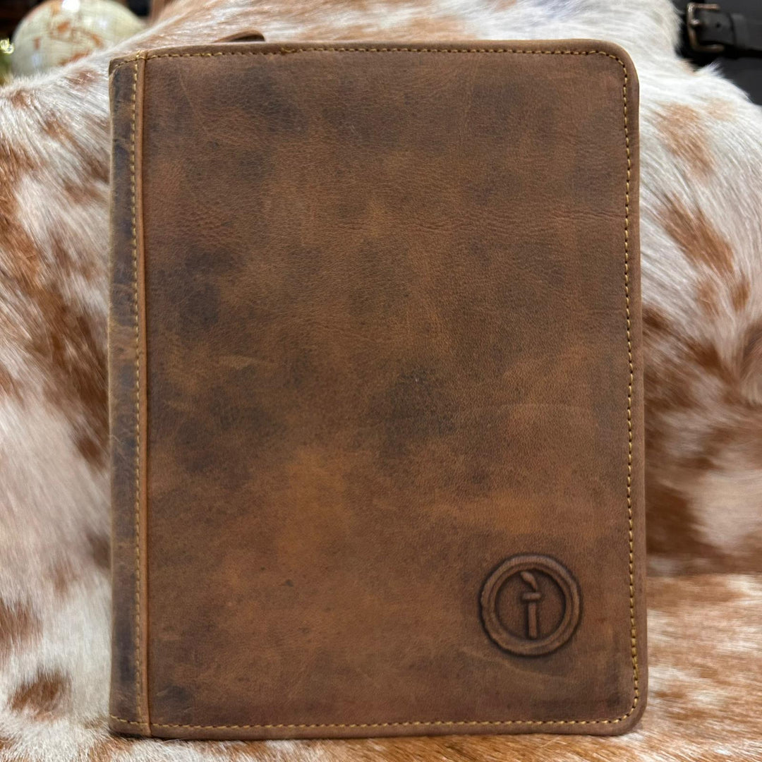 Leather Business Folder-Branson - A5