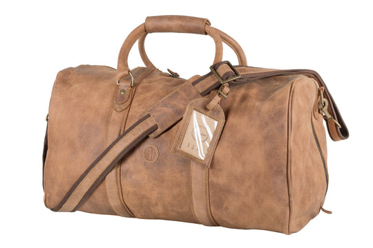 Beckwith Duffle mens leather travel bag