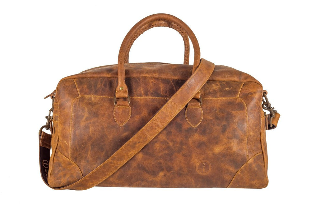 Classic Duffle leather travel bag australia