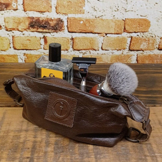  Toaster Leather fold out toiletry bag online