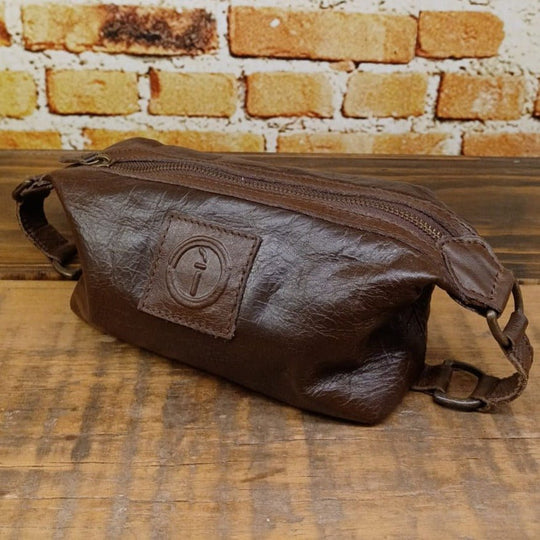  Toaster Leather mens toiletry bag online