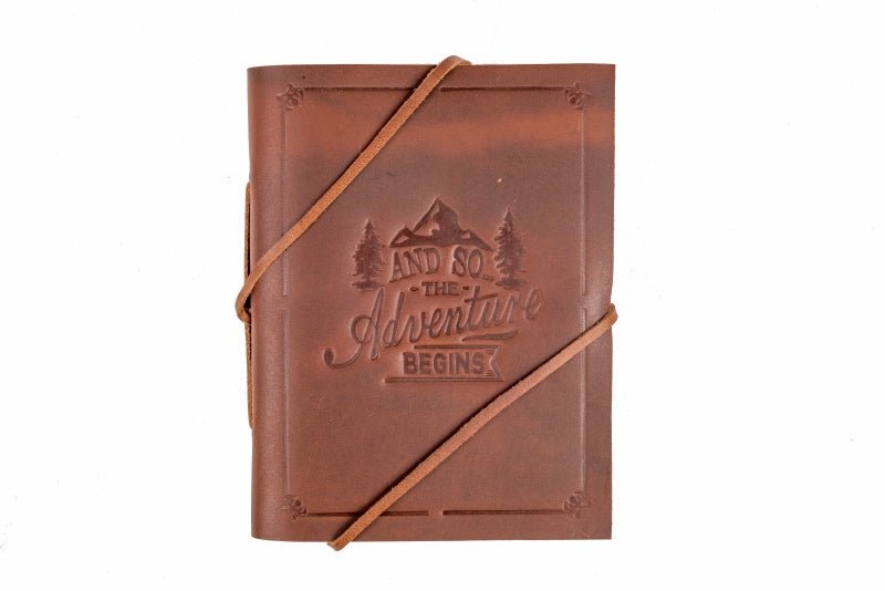 Traveller Leather Journal - Adventure Brown