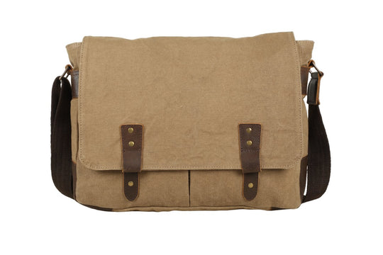 Trooper Canvas Messenger - 15 laptop bag for men