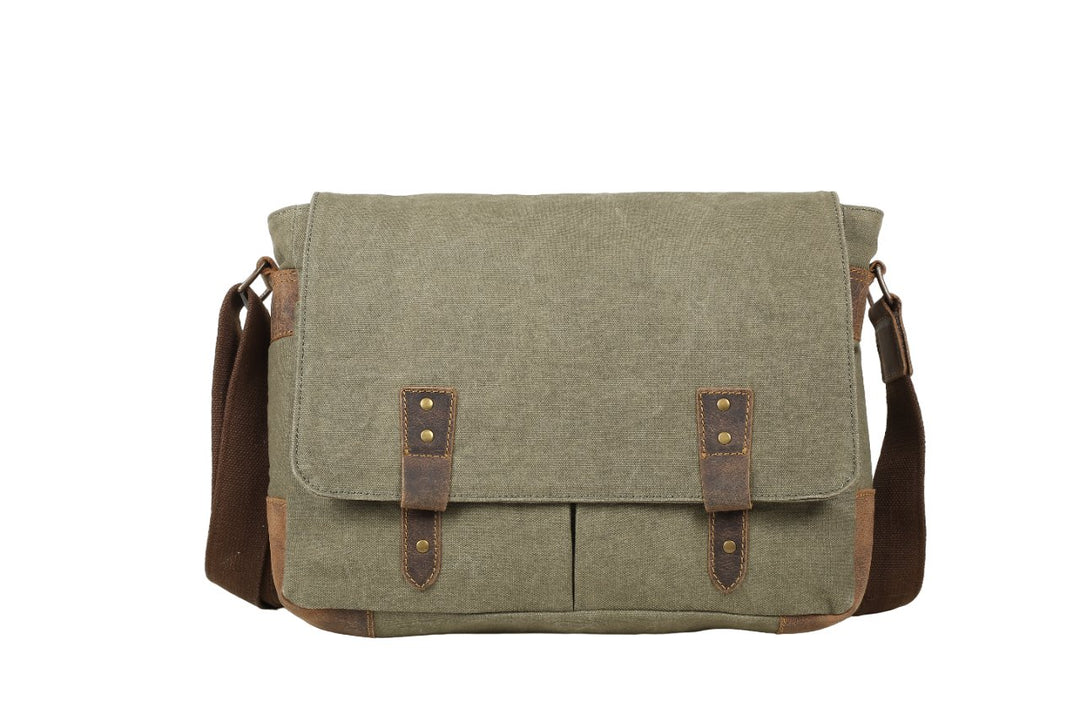 Trooper Canvas Messenger - 13 laptop bag for men