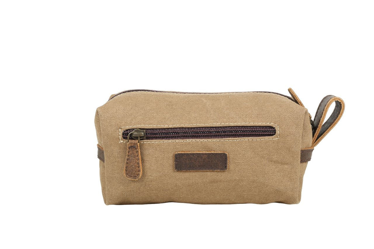 Leather Toiletry Bag-Trooper-Khaki – Indepal - Bolt + Buckle