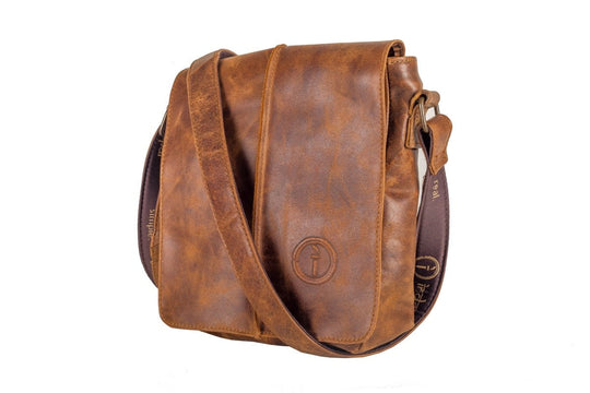 Wander Regular Dusty Antique leather leather messenger bags for men online