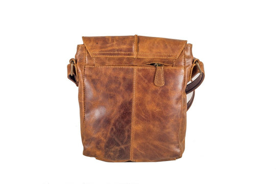 Leather Messenger Bag-Wanderer -Small