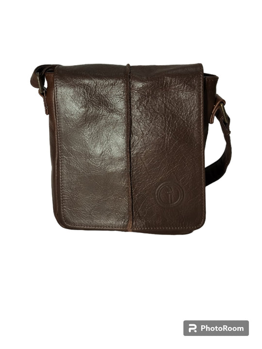 Buy Wander Regular Milled Brown messenger bags for men 