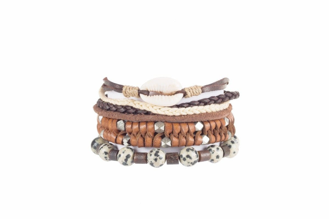 Indepal Leather ACCESSORY BRACELET - Rolly Trio