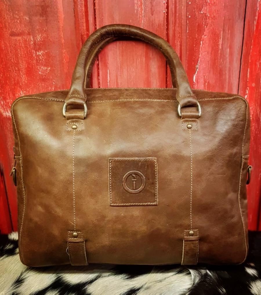 Yarra Satchel mens leather computer bag