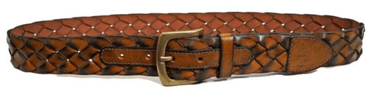 Indepal Leather BELT 34 Belt - Taipan Braided
