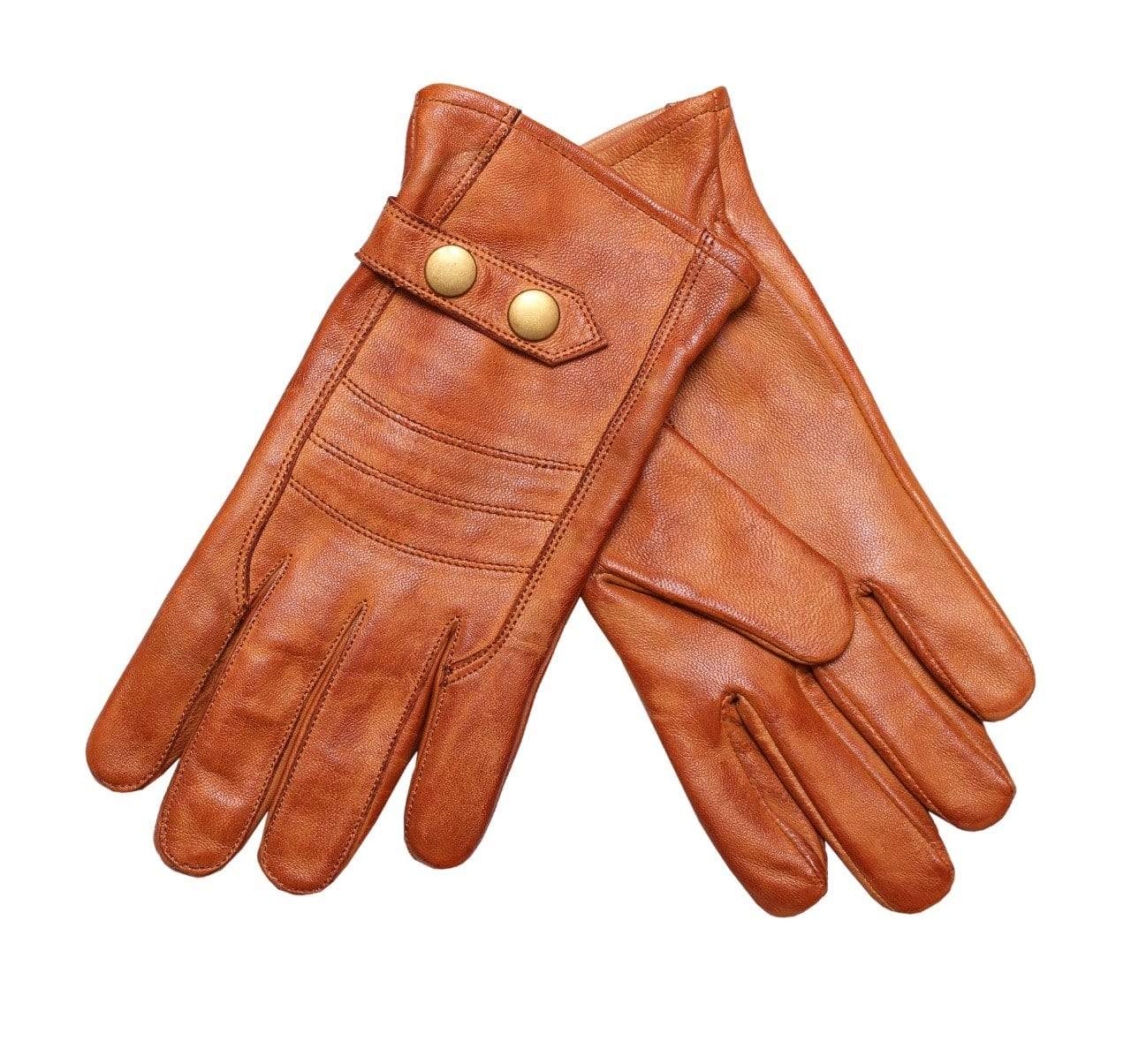 Indepal Leather Gloves Tan / Small GLOVE - Bergman 2-Clip