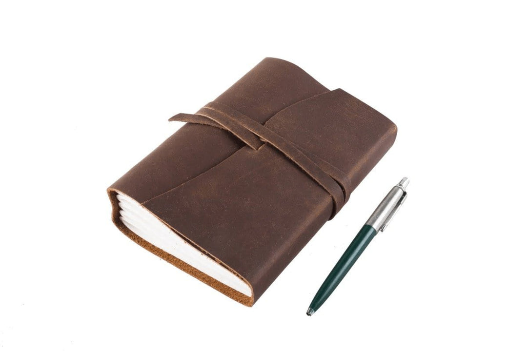 Indepal Leather Journals Brown JOURNAL - Manaf  A6